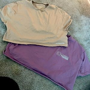 Alphalete t shirt bundle